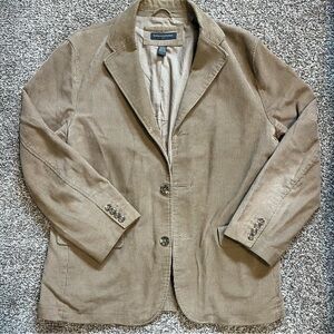 Banana Republic Vintage Y2K Brown Corduroy Blazer 100% Cotton Men’s Sport-coat